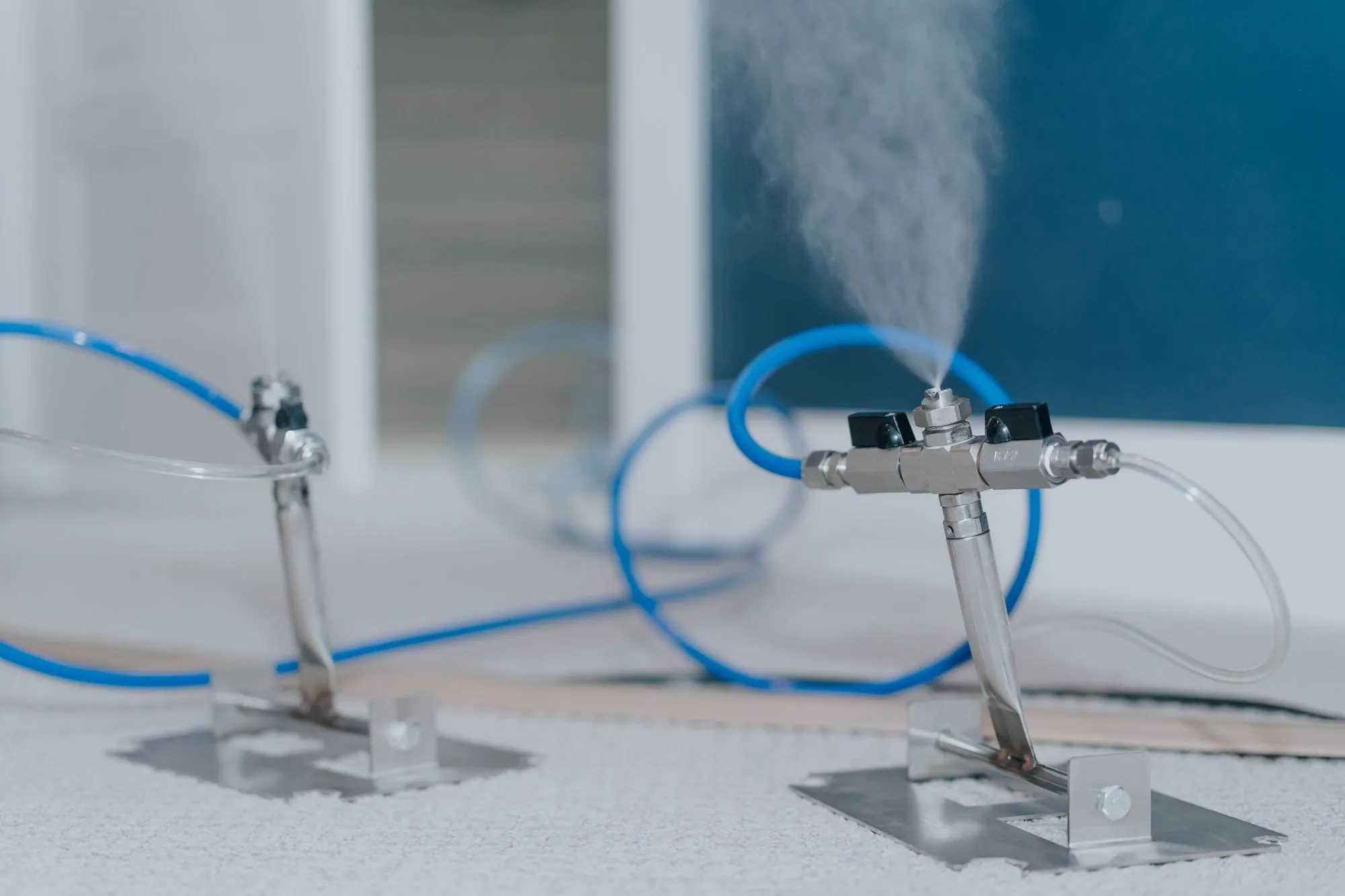 VaPURE™ vapor treatment underway inside a home that is under contract